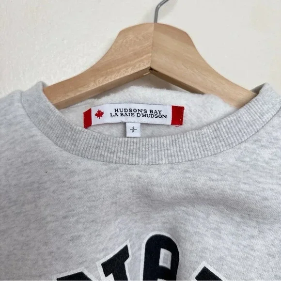 Hudson's Bay Womens Small Slogan Crew Neck Crew Sweatshirt - Picture 11 of 16